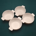 thumbnail image 1 of Wheat Straw Bowls Set of 4 – Thickened Double Ear Noodle Bowls, Heat Resistant Drop Resistant Microwave Safe Plastic Tableware, 6.2 in Reusable Soup Bowls, 1 of 7