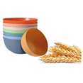 thumbnail image 1 of Wheat Straw Cereal Bowl, BPA Free Unbreakable Soup Bowl, Microwave Dishwasher Safe, 26oz Multicolor (Multicolor), 1 of 6