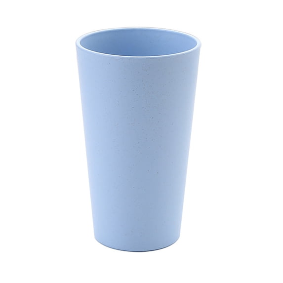 Wheat Straw Cups - 17oz Reusable Unbreakable Plastic Tumbler for Kitchen, Dishwasher Safe Water Glasses for Drinking, Coffee, Juice, Tea