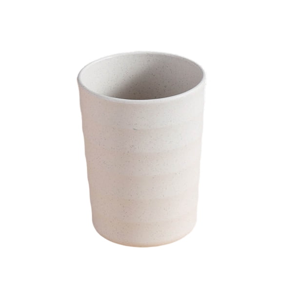 Wheat Straw Eco-Friendly Cup - Reusable Plastic Mug for Water Coffee Milk Tea, BPA-Free, Dishwasher & Microwave Safe, Durable Scratch-Resistant