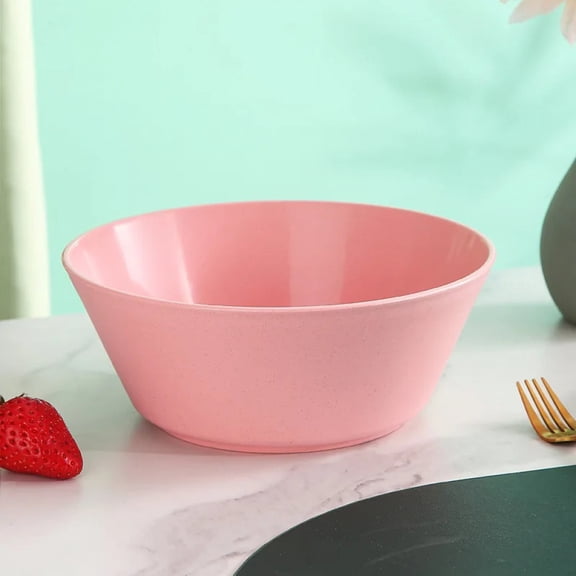 Wheat Straw Soup Bowl Microwavable Plastic Tableware Fruit Salad Bowls Cereal Ramen Pasta Dishes Dinner Plate kitchen Utensils