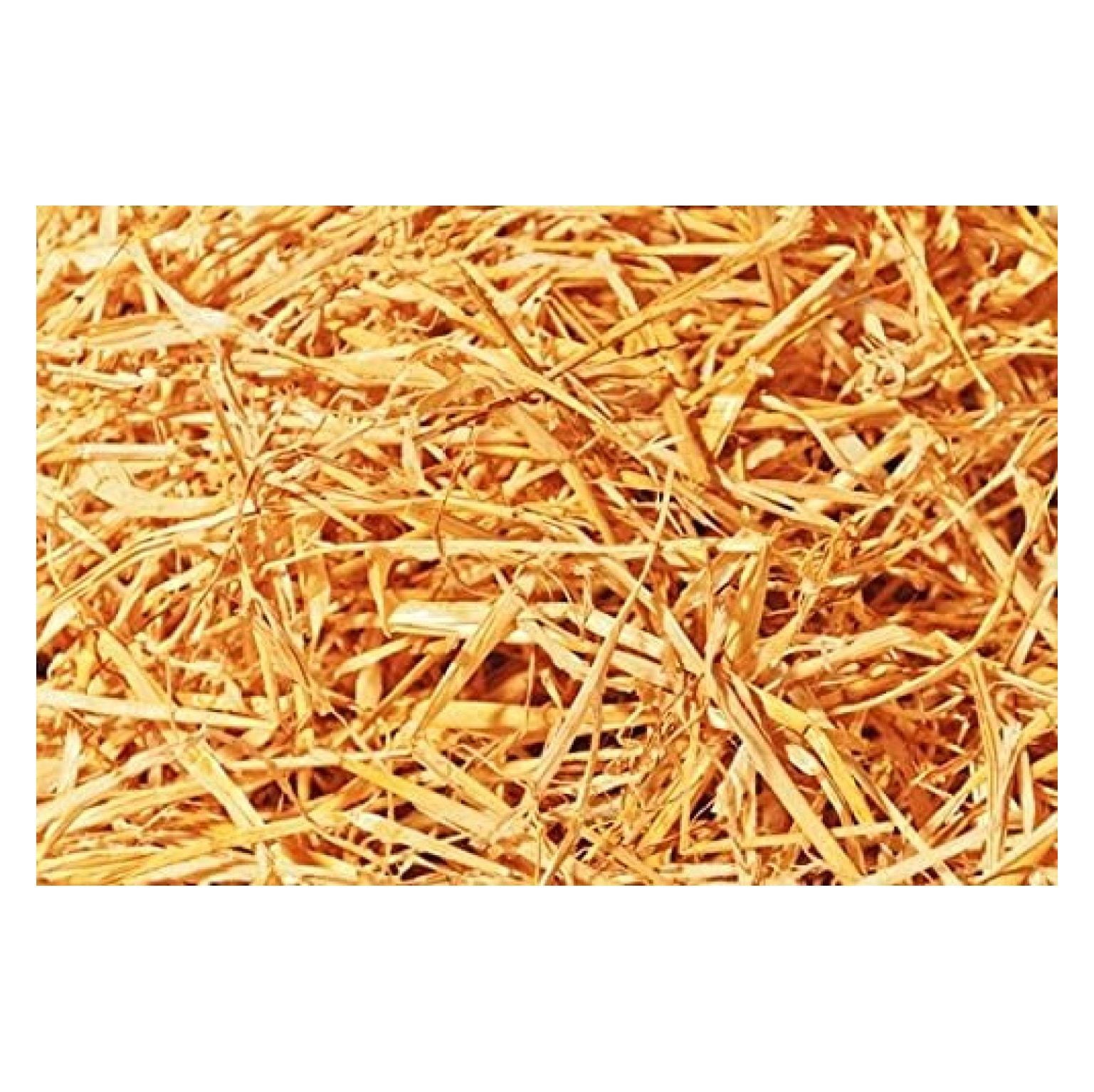 Wheat Straw for Animal Bedding & Garden Mulch - 4 lbs - Natural Fiber for Chickens, Rabbits, Cats, Compost, Soil Cover & Moisture Retention