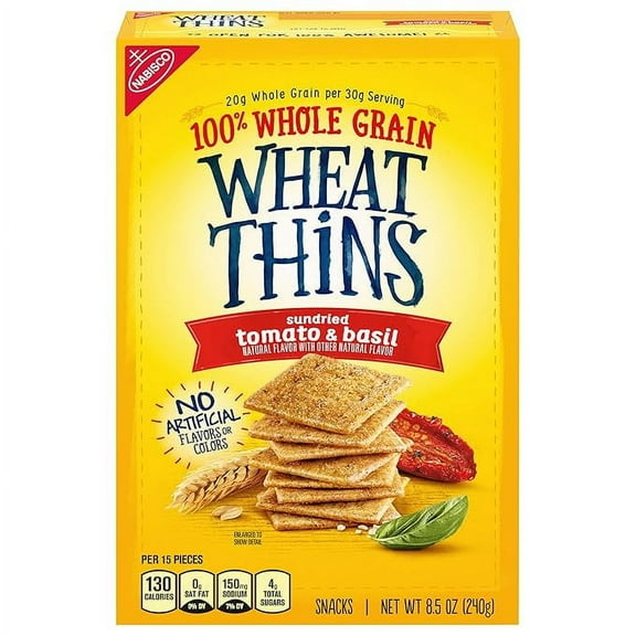 Wheat Thins Sundried Tomato & Basil Crackers - 8.5oz