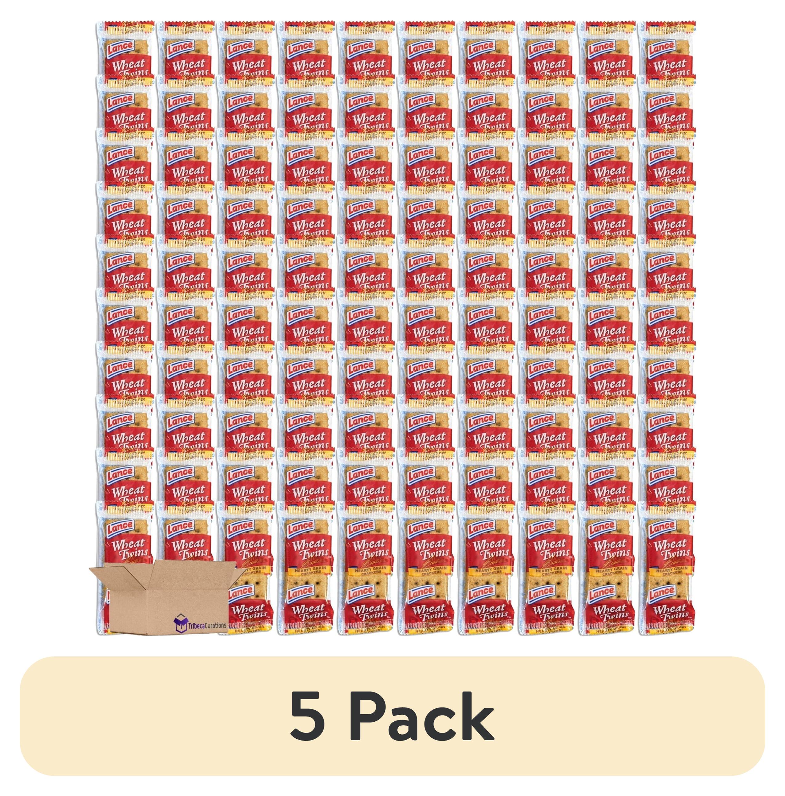 (5 pack) Wheat Twins Hearty Grain Crackers Value Pack Bundled by