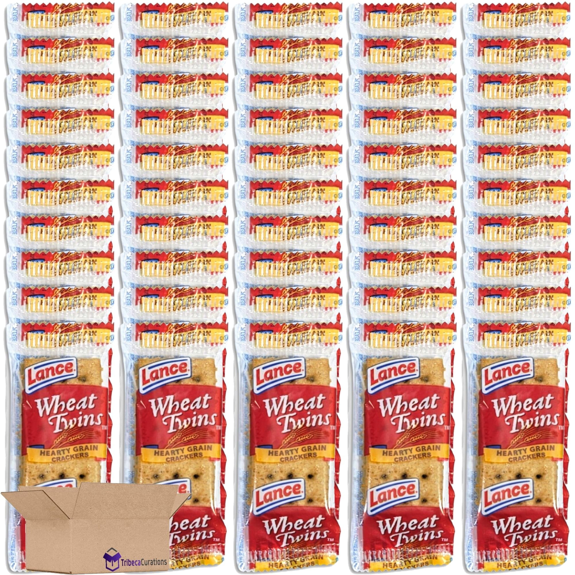 Wheat Twins Hearty Grain Crackers Value Pack Bundled by Tribeca
