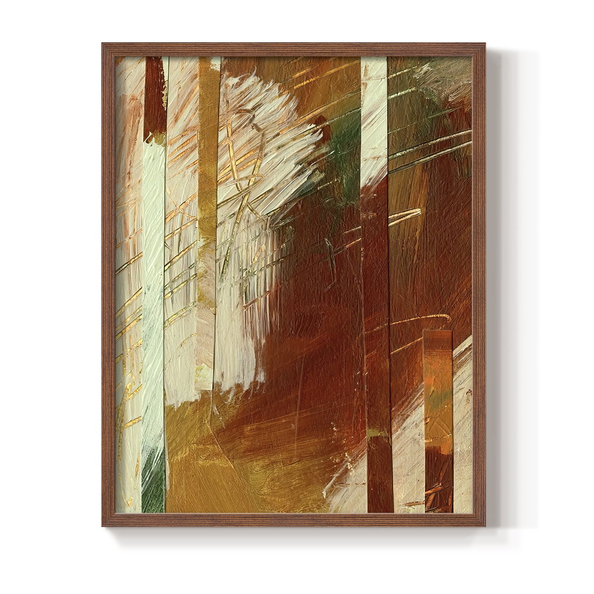 Wheaten I Framed Print in Brown Solid Wood 8 x 10 Framed Print
