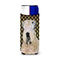 thumbnail image 1 of Wheaten Terrier Soft Coated Candy Corn Halloween Portrait Ultra Hugger for slim cans, 1 of 6