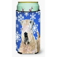 thumbnail image 1 of Wheaten Terrier Soft Coated Winter Snowflakes Holiday Tall Boy Hugger, 1 of 1