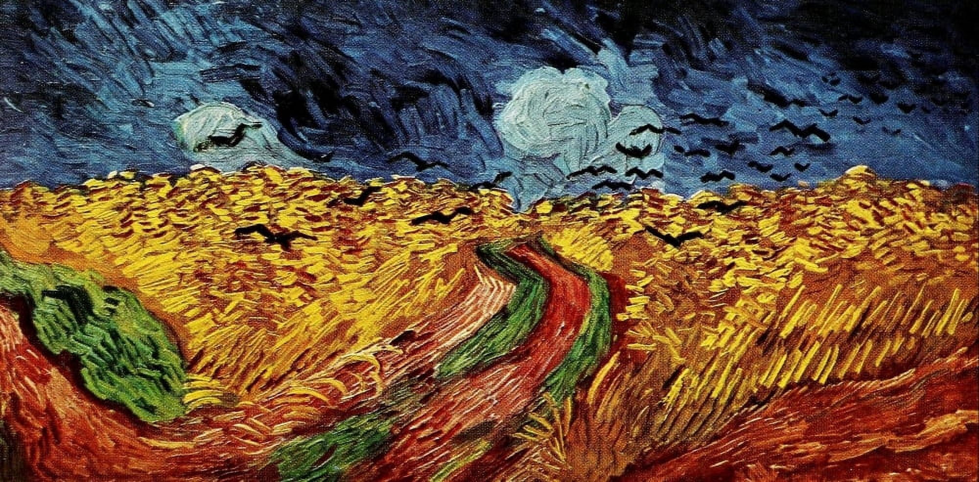 Wheatfield with Crows 1890 Canvas Art - Vincent Van Gogh (18 x 24)