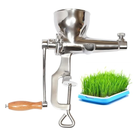 Wheatgrass Extractor Portable Wheatgrass Juicer,Wheatgrass Juicers Manual Stainless Steel Wheatgrass Hand Press Wheat Grass Juicing Extractor Machine for Wheat Grass Fruit Vegetable