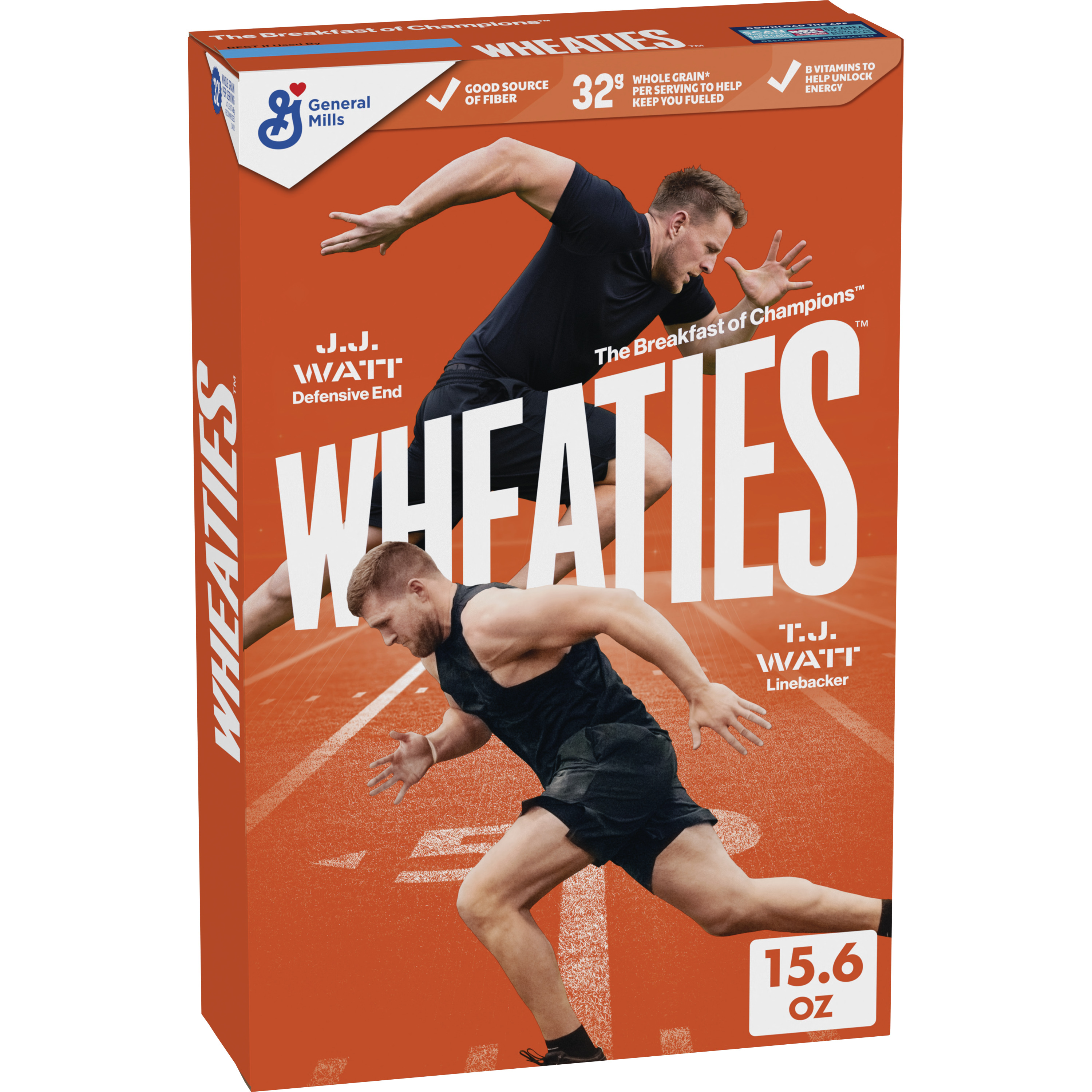 Wheaties Breakfast Cereal, Breakfast of Champions, 100% Whole Wheat Flakes, 15.6 oz - image 1 of 10