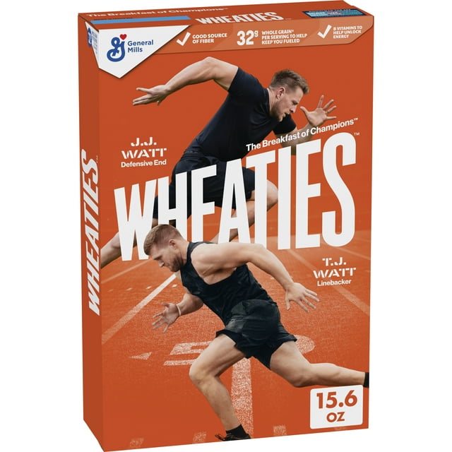 Wheaties Breakfast Cereal, Breakfast of Champions, 100% Whole Wheat Flakes, 15.6 oz