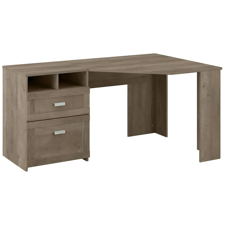 Wheaton 60W Reversible Corner Computer Desk with Storage in