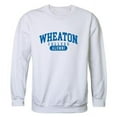 thumbnail image 1 of Wheaton College Lyons Alumni Fleece Pullover Crewneck Sweatshirt, White - Small, 1 of 1