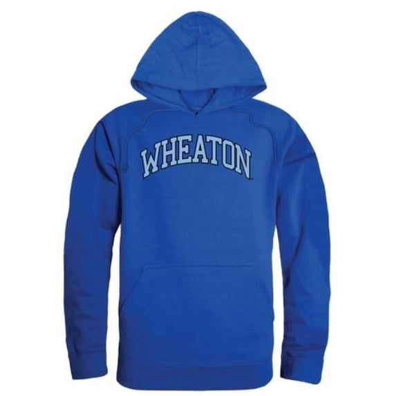 Wheaton College Lyons Campus Hoodie, Royal - Extra Large