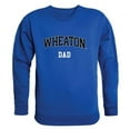 thumbnail image 1 of Wheaton College Lyons Dad Crewneck Sweatshirt, Royal - Extra Large, 1 of 1