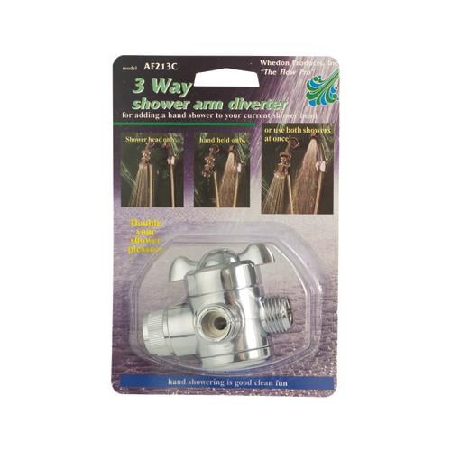 Whedon Products AF213C Shower Arm Diverter, 3-Way - Quantity 1