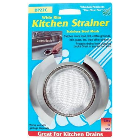 Whedon 4-1/2 in. D Chrome Stainless Steel Sink Strainer