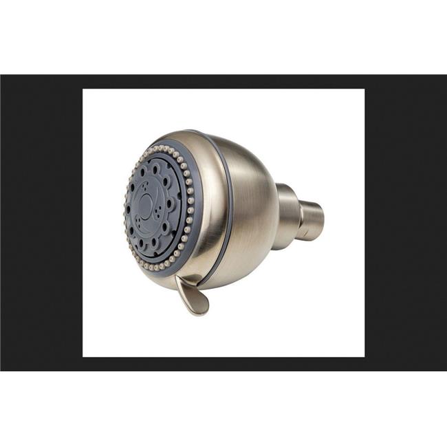 Whedon FP58C 5 Spray Champagne Shower Head, Brushed Nickel