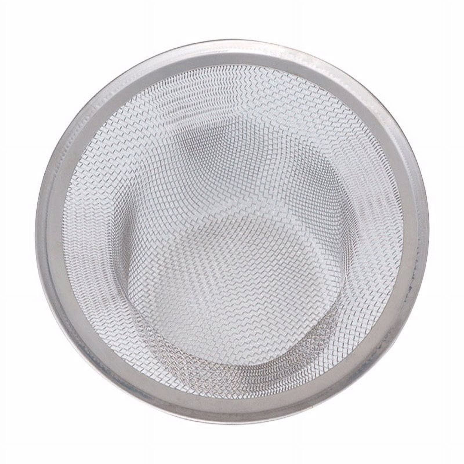 4-1/2 Inch Chrome Stainless Steel Mesh Kitchen Strainer