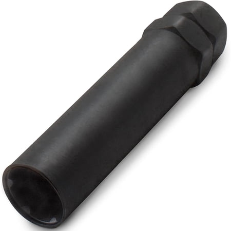 Wheel Accessories Parts 1 Pc Car 6 Spline 3.50" Long Lug Nut Adapter Key Black Zinc Finish 3/4" 13/16" 19mm 21mm Hex Key