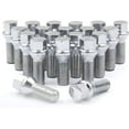 thumbnail image 1 of Wheel Accessories Parts 20 Pcs M14 x 1.5 14 x 1.5 Thread Acorn Seat Lug Bolt 17mm Hex 28mm Thread Length Chrome Fits BMW 2002-08 7 Series (E65)(E66) | 2004-10 X3 (E83) | 2000-06 X5 (E53), 1 of 5