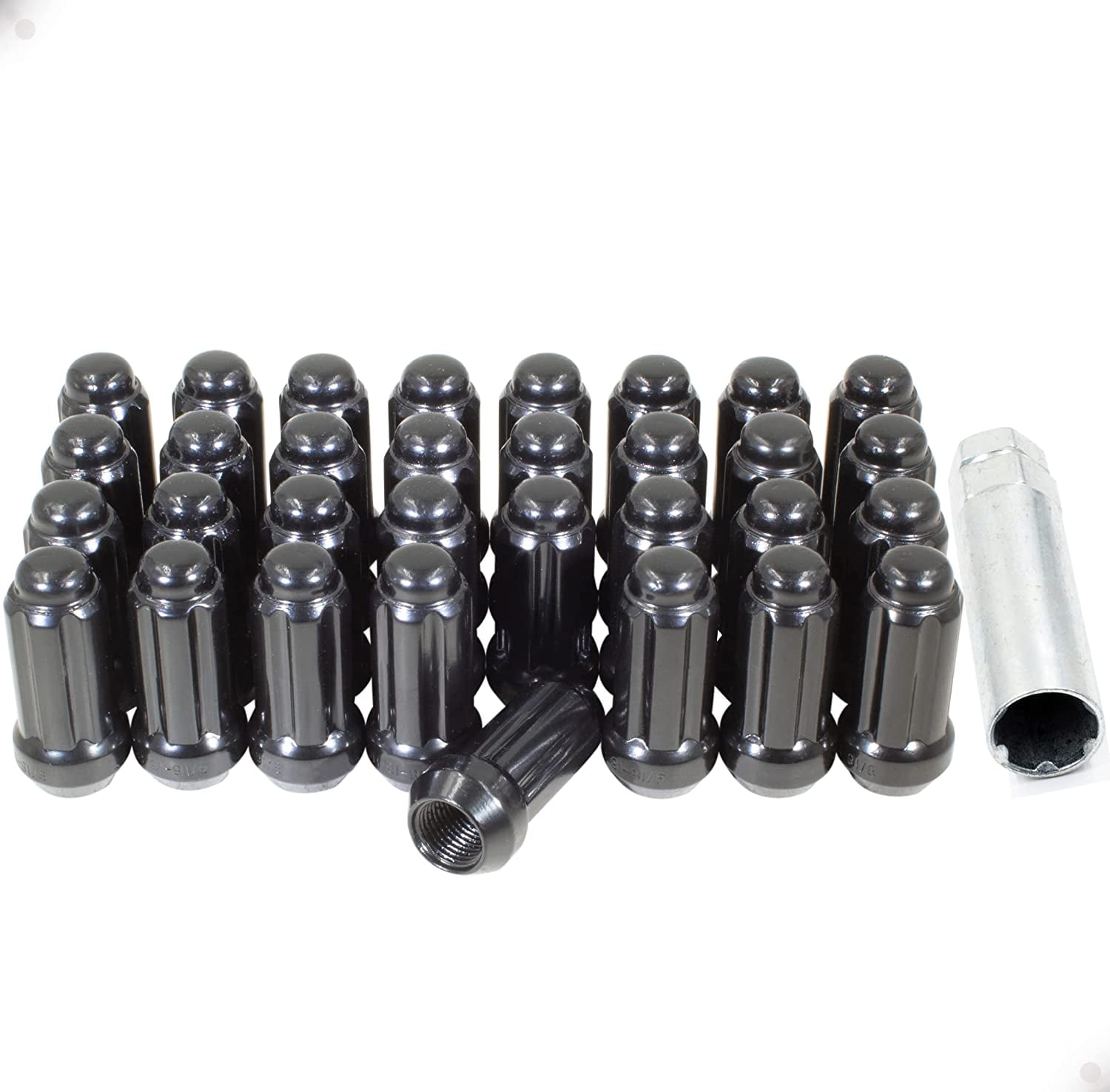 Revolution 63K848BLK M14 x 1.5 in. 8 Lug Cone Seat Spline Wheel Installation Kit