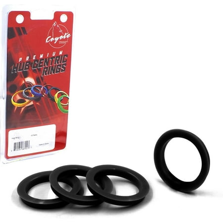 Wheel Accessories Parts 4 Pcs Poly Carbonate Hub Centric Rings ID 59.20mm OD 73.00mm Fits 2012-20 Nissan Versa | 1985-99 Sentra | 200SX Hubs