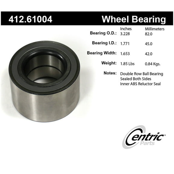 Wheel Bearing Fits select: 2013-2019 FORD ESCAPE, 2012-2018 FORD FOCUS