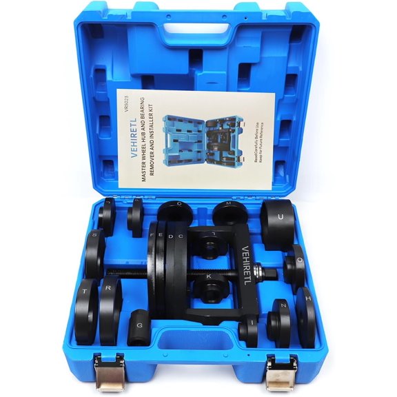 Wheel Bearing and Hub Removal and Installation Tool Kit Wheel Bearing Puller Remover and Installer Tool Set Fits Most Front, Rear and All Wheel Drive Vehicles