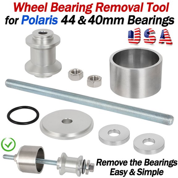 Wheel Bearing Remove Tool Kit For Polaris Ranger RZR 44 and 40 mm Bearings