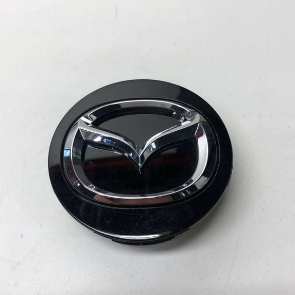 Wheel Center Cap For 2.25" Diameter OEM Take-Off Fits 2016-2017 Mazda CX-3 16" Rim W/Chrome Mazda Logo