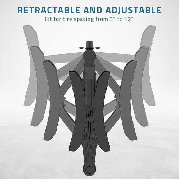 Wheel Chock Stabilizer 2 Sets for Travel Trailers Heavy Duty X Chocks Fits 3.5" To 12" Wheel Gaps