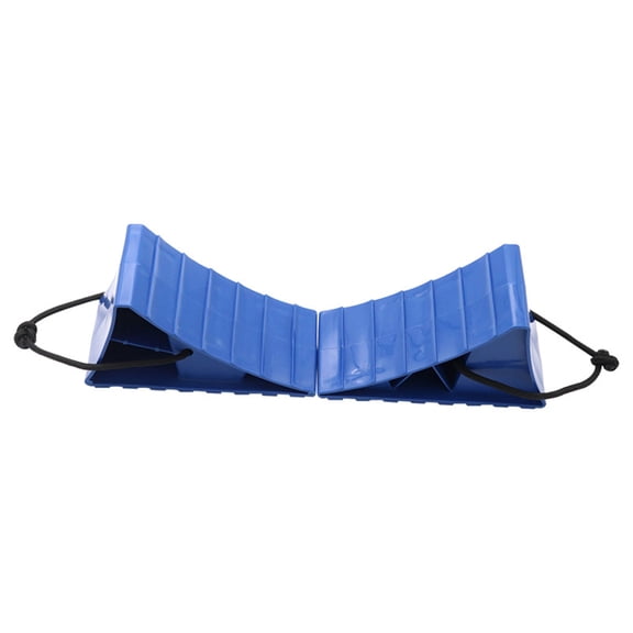Wheel Chocks with Rope Anti-skid Stopper Non Slip Base Suitable for Most Tyre Sizes for Ideal Chocks for Trailer 2 Pa