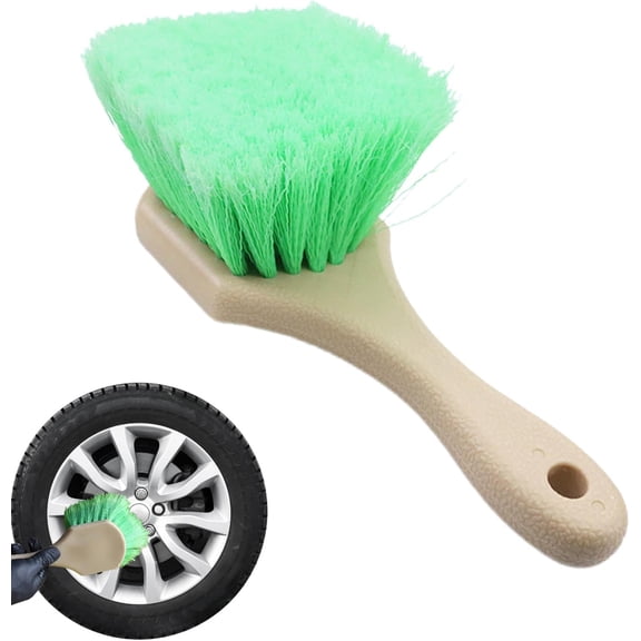 Wheel Cleaner Brush Soft Bristle Deep Clean for Rim Engine Door