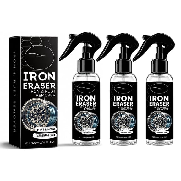 Wheel Cleaner – Professional Strength Fallout Remover, Brakes, Calipers, Exterior, Wheel and Tire Cleaner – Dissolves Brake Dust & Dirt  120ML(3 PCS)