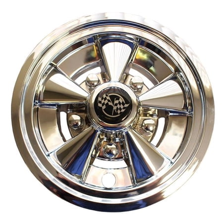 Wheel Cover 8 in. Rally Classic Chrome Mag