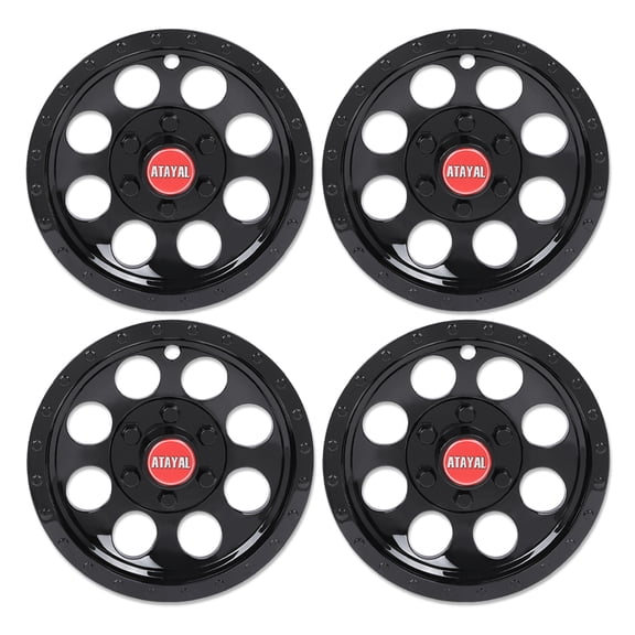 Wheel Cover Hub Caps Fit for EZGO Club Car and Yamaha Golf Cart Hubcaps (Set of 4,8-10 Inch)