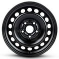 thumbnail image 1 of Wheel For 1992-1994 Audi 100 15 inch 5 Lug Black Steel Rim Fits R15 Tire, 1 of 5