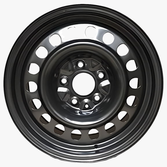 Wheel For 2003-2010 Jeep Grand Cherokee Full Size Spare 17 inch 5 Lug Black Steel Rim Fits R17 Tire