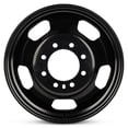thumbnail image 1 of Wheel For 2003-2018 Dodge Ram 3500 17 inch 8 Lug Black Steel Rim Fits R17 Tire, 1 of 5