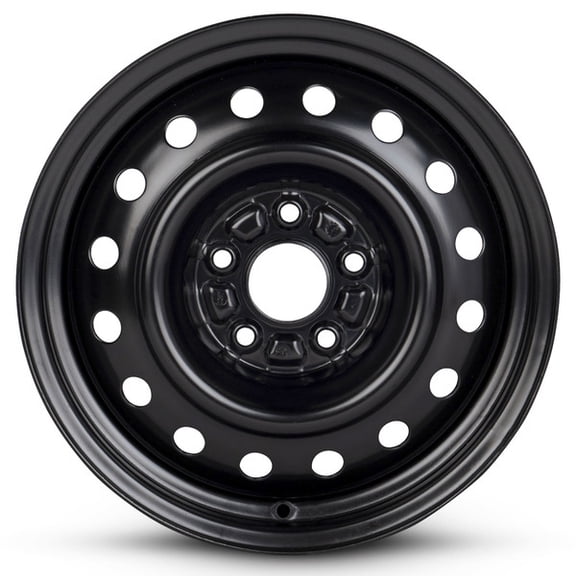 Wheel For 2005-2006 Honda Element 16 inch Black 5 Lug Steel Rim Fits R16 Tire