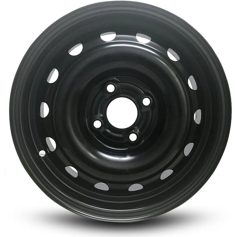 Wheel For 2005 2011 Chevrolet Aveo 14 inch 4 Lug Black Steel Rim