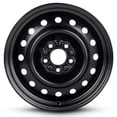 thumbnail image 1 of Wheel For 2006-2011 Chevrolet HHR 16 inch 5 Lug Black Steel Rim Fits R16 Tire, 1 of 4