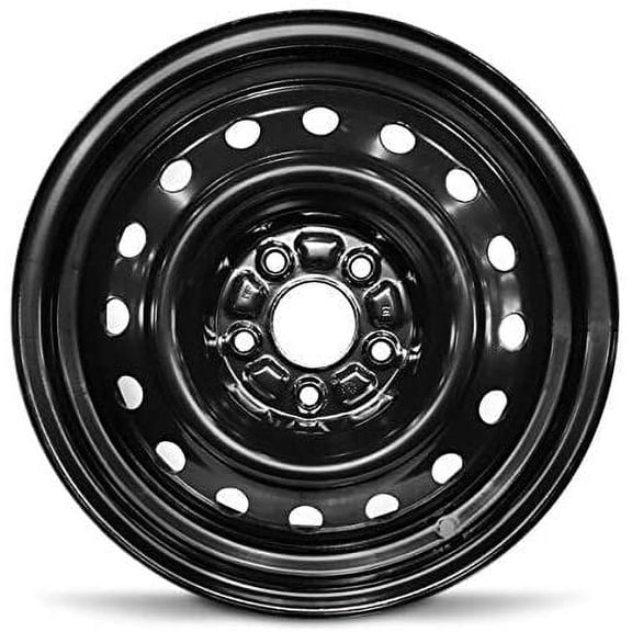 Wheel For 2007-2011 Honda Element 16 inch Black 5 Lug Steel Rim Fits R16 Tire