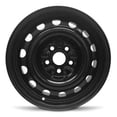 thumbnail image 1 of Wheel For 2009-2015 Volkswagen Tiguan 16 inch Black 5 Lug Steel Rim Fits R16 Tire, 1 of 4