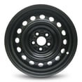 thumbnail image 1 of Wheel For 2009-2020 Toyota Corolla 15 inch 5 Lug Black Steel Rim Fits R15 Tire, 1 of 5
