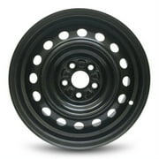 Wheel For 2009-2020 Toyota Corolla 15 inch 5 Lug Black Steel Rim Fits R15 Tire