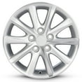 thumbnail image 1 of Wheel For 2010-2011 Toyota Camry 16 inch 5 Lug Silver Aluminum Rim Fits R16 Tire, 1 of 5