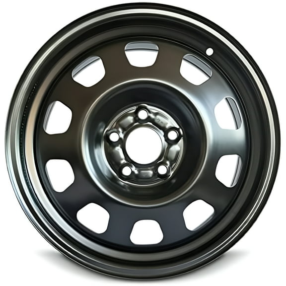 Wheel For 2011-2014 Chrysler 200 2008-2014 Dodge Avenger 17 inch 5 Lug Black Steel Rim Fits R17 Tire